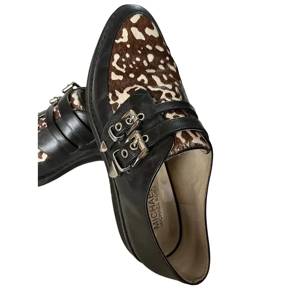 Michael Kors | Cassie Loafer Buckle Calf Skin Size 8M
